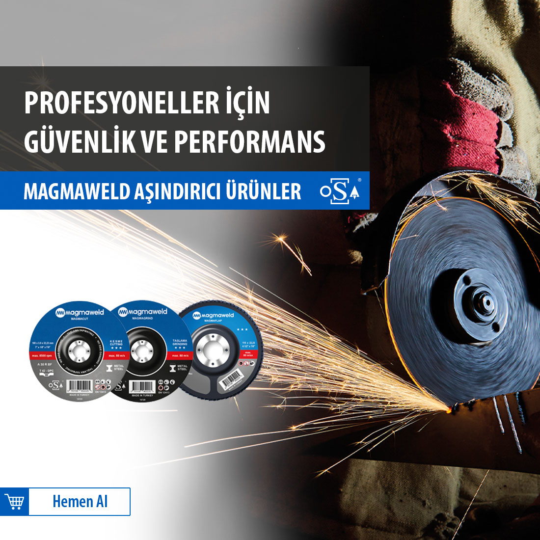 Magmaweld Aşındırıcı Ürünler